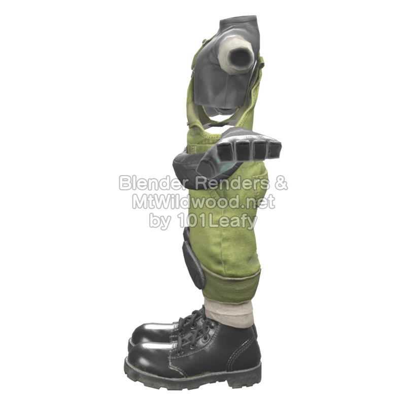 Splatoon Raiders Tactical Mechanic (Side) 3D Render