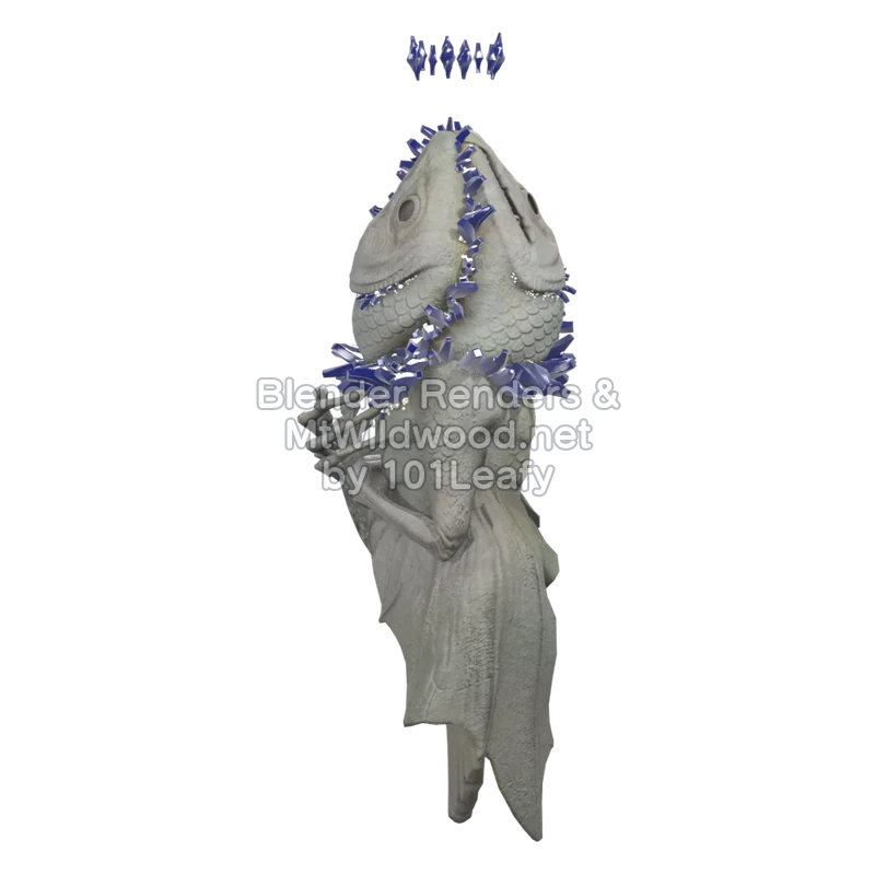 Splatoon Raiders De Salmonarch (Zijkant) 3D-model