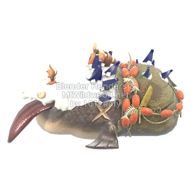 Splatoon Raiders Dikbelegde Zeeknoei (Zijkant) 3D-model