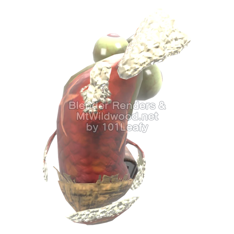 Splatoon Raiders Tang-Salmo 2 (Achterkant) 3D-model