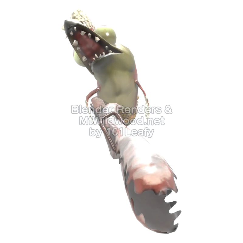 Splatoon Raiders Tang-Salmo 2 (Voorkant) 3D-model