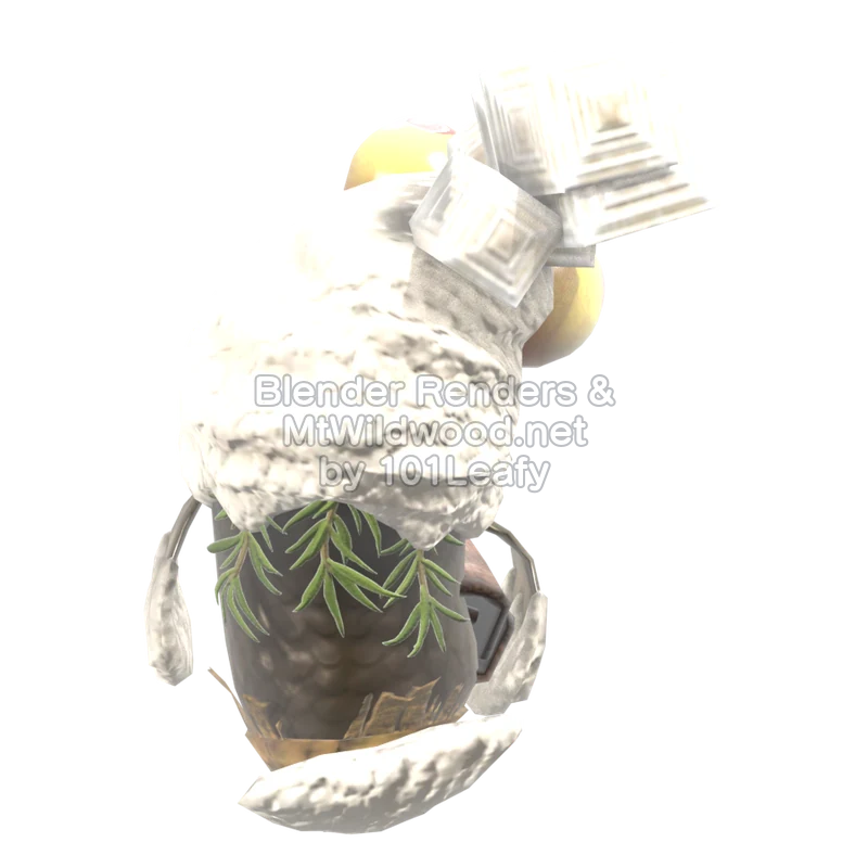 Splatoon Raiders Tang-Salmo 3 (Achterkant) 3D-model