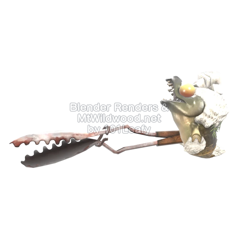 Splatoon Raiders Tang-Salmo 3 (Zijkant) 3D-model