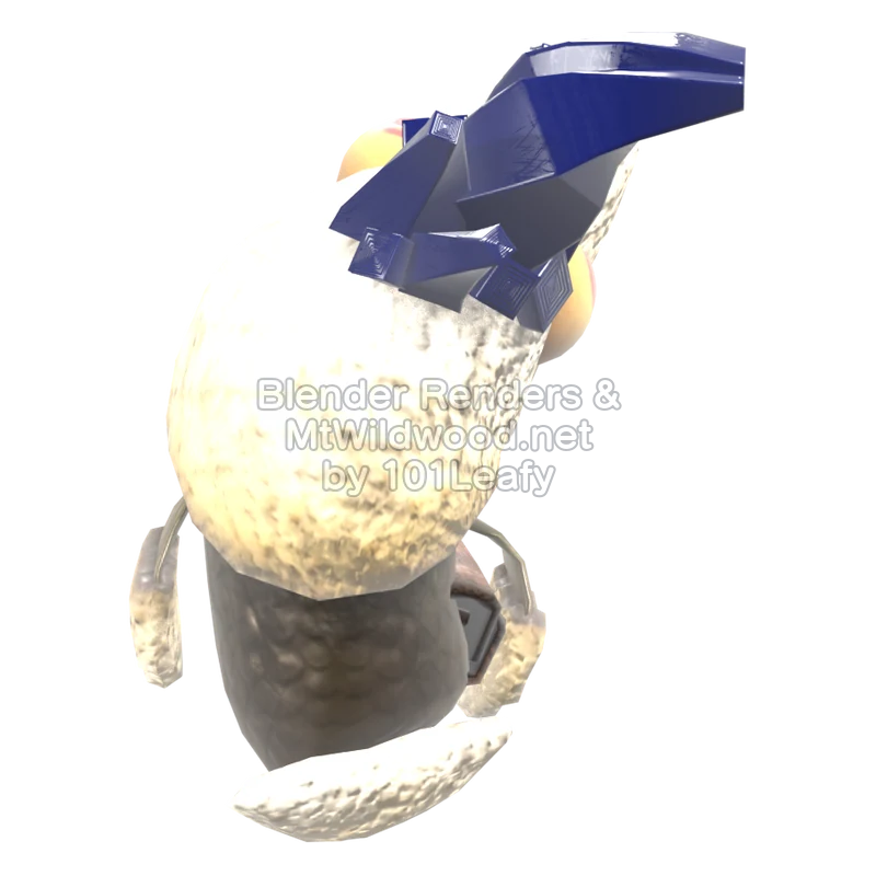 Splatoon Raiders Tang-Salmo 4 (Achterkant) 3D-model