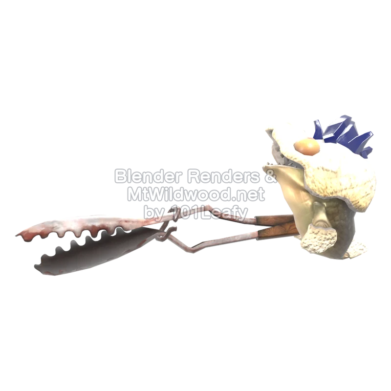 Splatoon Raiders Tang-Salmo 4 (Zijkant) 3D-model