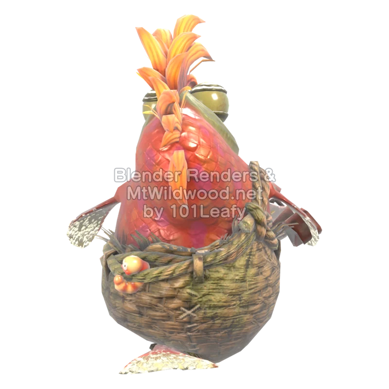 スプラトゥーン レイダース トングドスコイ 1 (背面) 3Dモデル