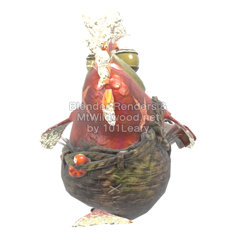 スプラトゥーン レイダース トングドスコイ 2 (背面) 3Dモデル