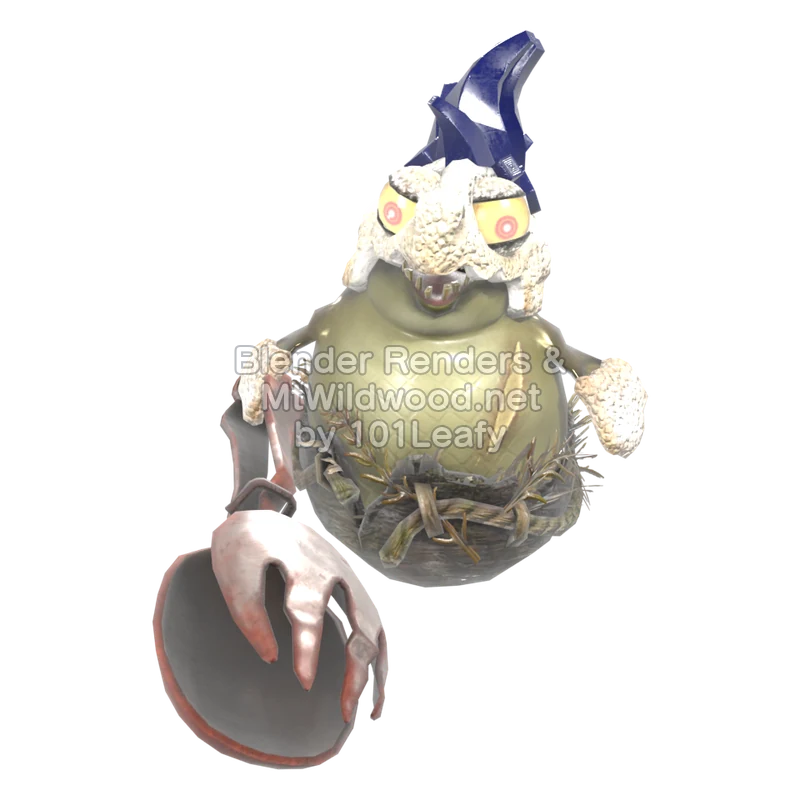 スプラトゥーン レイダース トングドスコイ 4 (正面) 3Dモデル