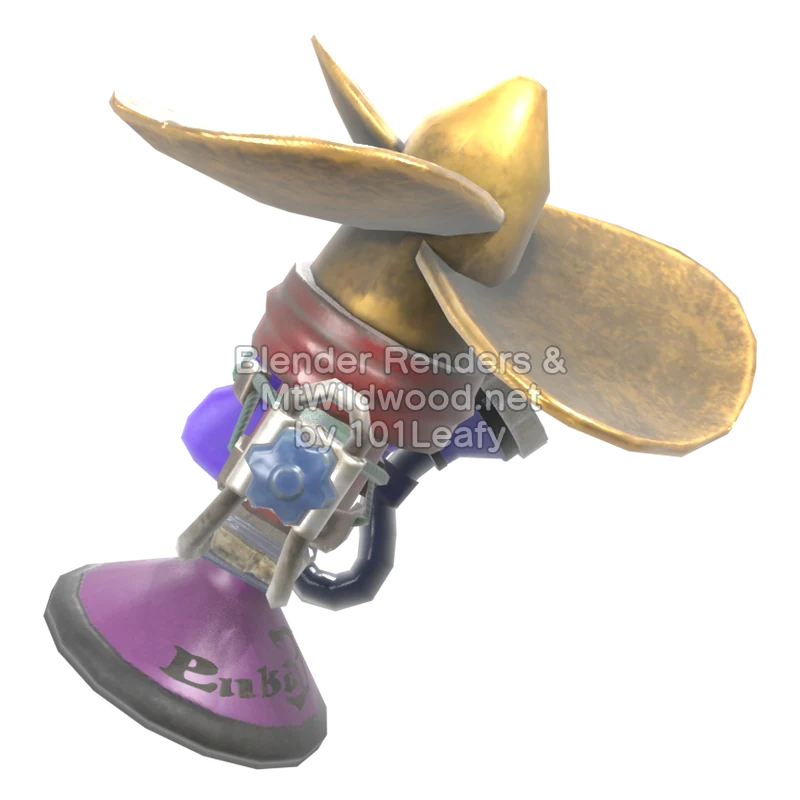 Splatoon Raiders Torqscrew 1 (Front) 3D Render