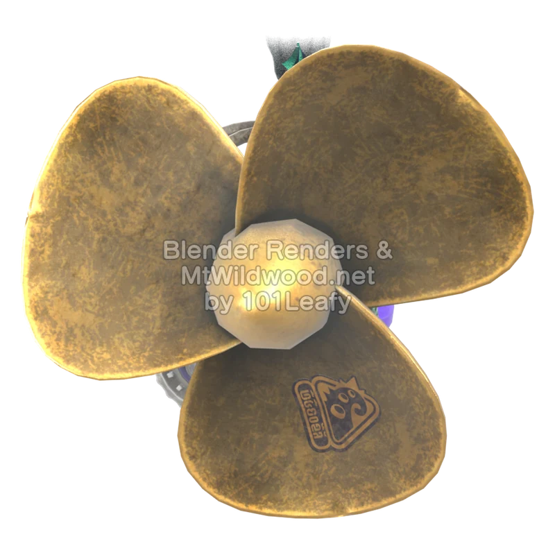 Splatoon Raiders Torqscrew 3 (Front) 3D Render