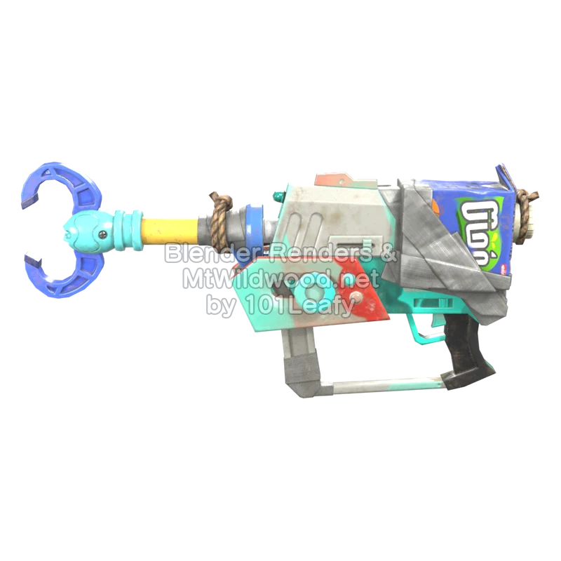 Splatoon Raiders Klau-Spielblaster (Vorne) 3D-Modell Splatoon Raiders Klau-Spielblaster (Vorne) 3D-Modell