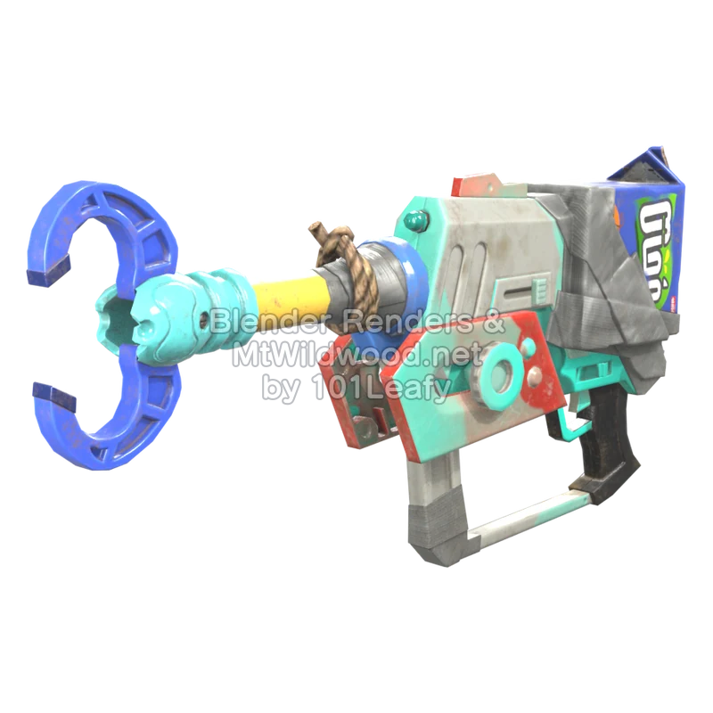 Splatoon Raiders Klau-Spielblaster (Seite) 3D-Modell Splatoon Raiders Klau-Spielblaster (Seite) 3D-Modell
