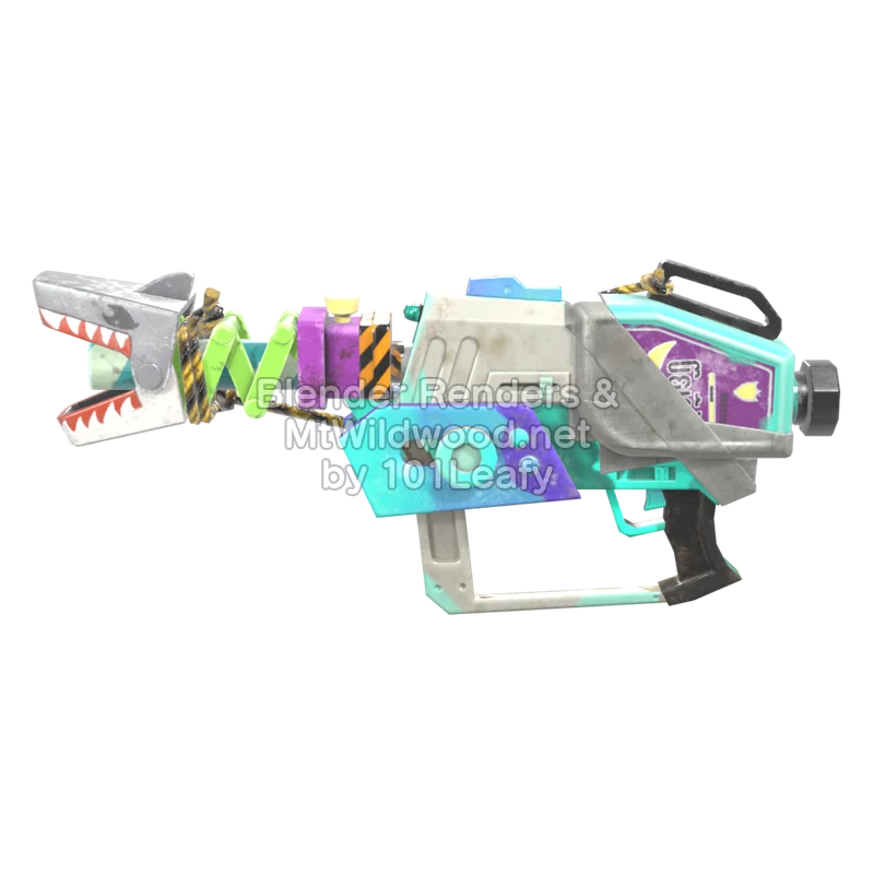 Splatoon Raiders Lanzamotas tiburón (Frente) Modelo 3D Splatoon Raiders Lanzamotas tiburón (Frente) Modelo 3D