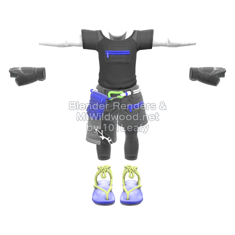 Splatoon Raiders Triple Squid Ink 1 (Front) 3D Render