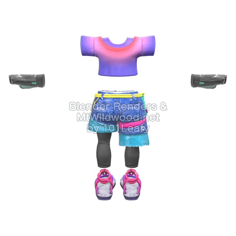 Splatoon Raiders Twilight Avant-Garde 1 (Back) 3D Render