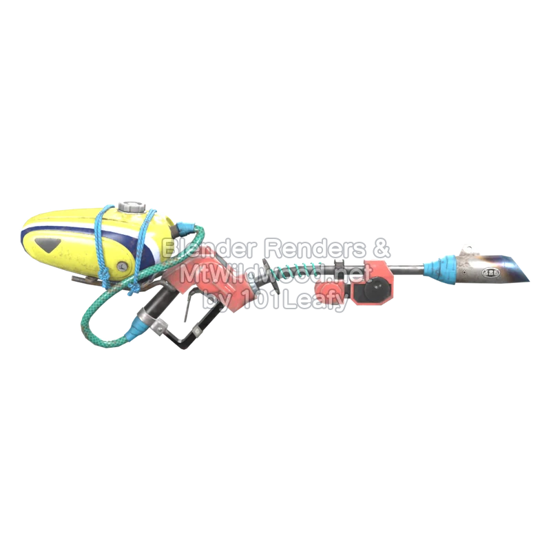 Splatoon Raiders Surtidor sin plomo 4K (Espalda) Modelo 3D