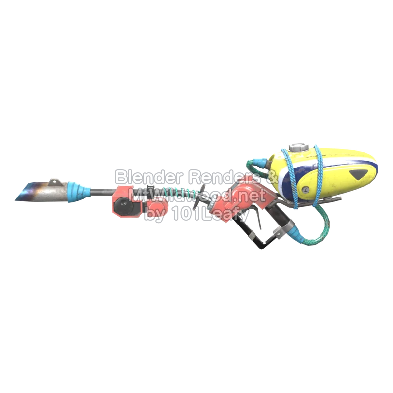 Splatoon Raiders Surtidor sin plomo 4K (Frente) Modelo 3D