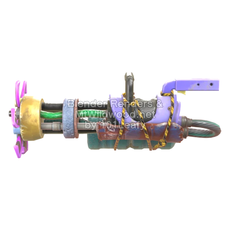 Splatoon Raiders Garabateador H2O (Frente) Modelo 3D