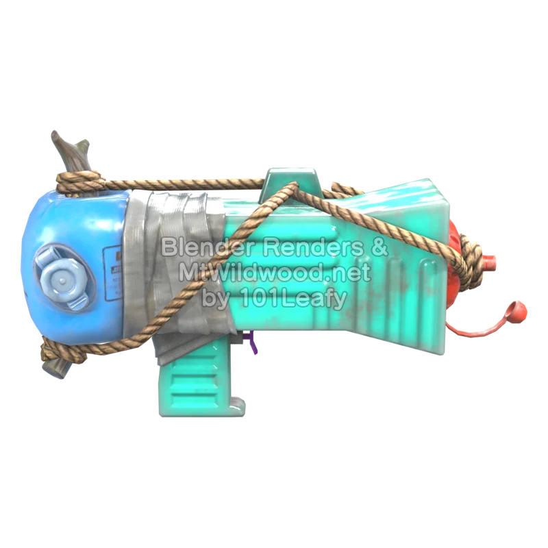 Splatoon Raiders Rociador básico flotador (Espalda) Modelo 3D